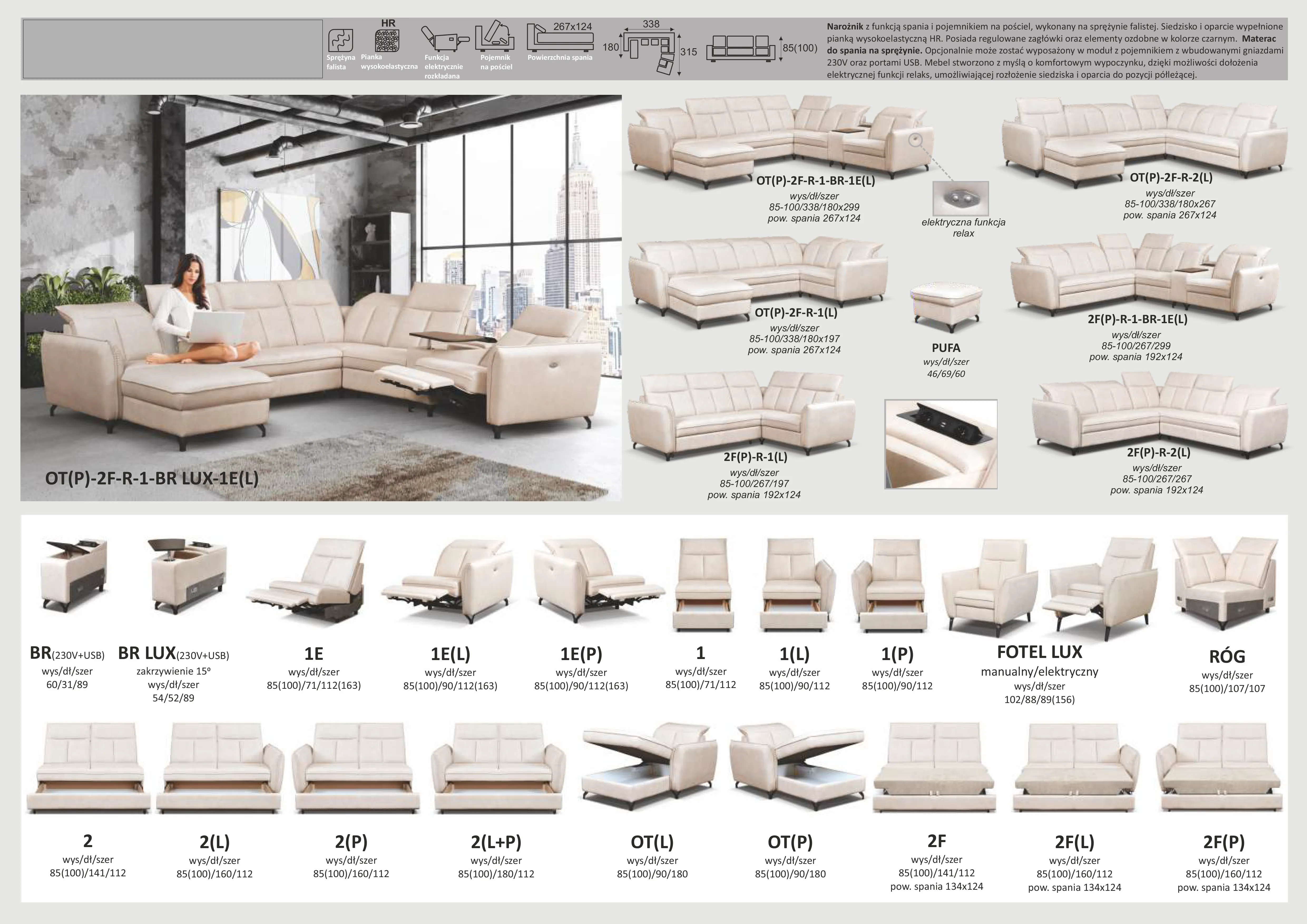 Personalizacja narożników i sof na wymiar Personalizacja narożnika modułowego – wybór tkaniny, koloru i nóżek