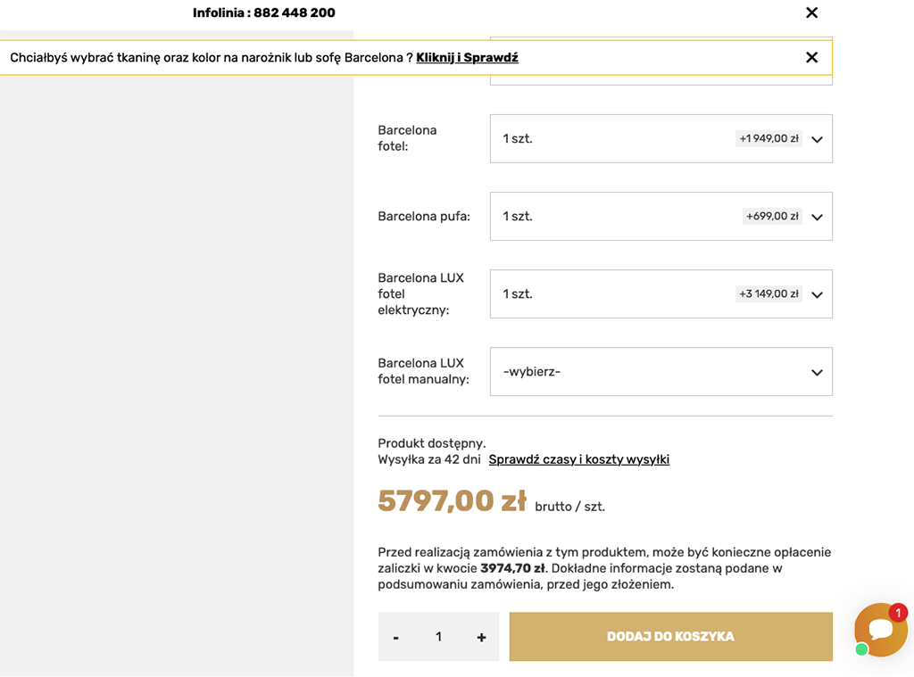 Zamówienie narożnika na wymiar – etapy realizacji Proces realizacji narożnika na wymiar – zamówienie i produkcja
