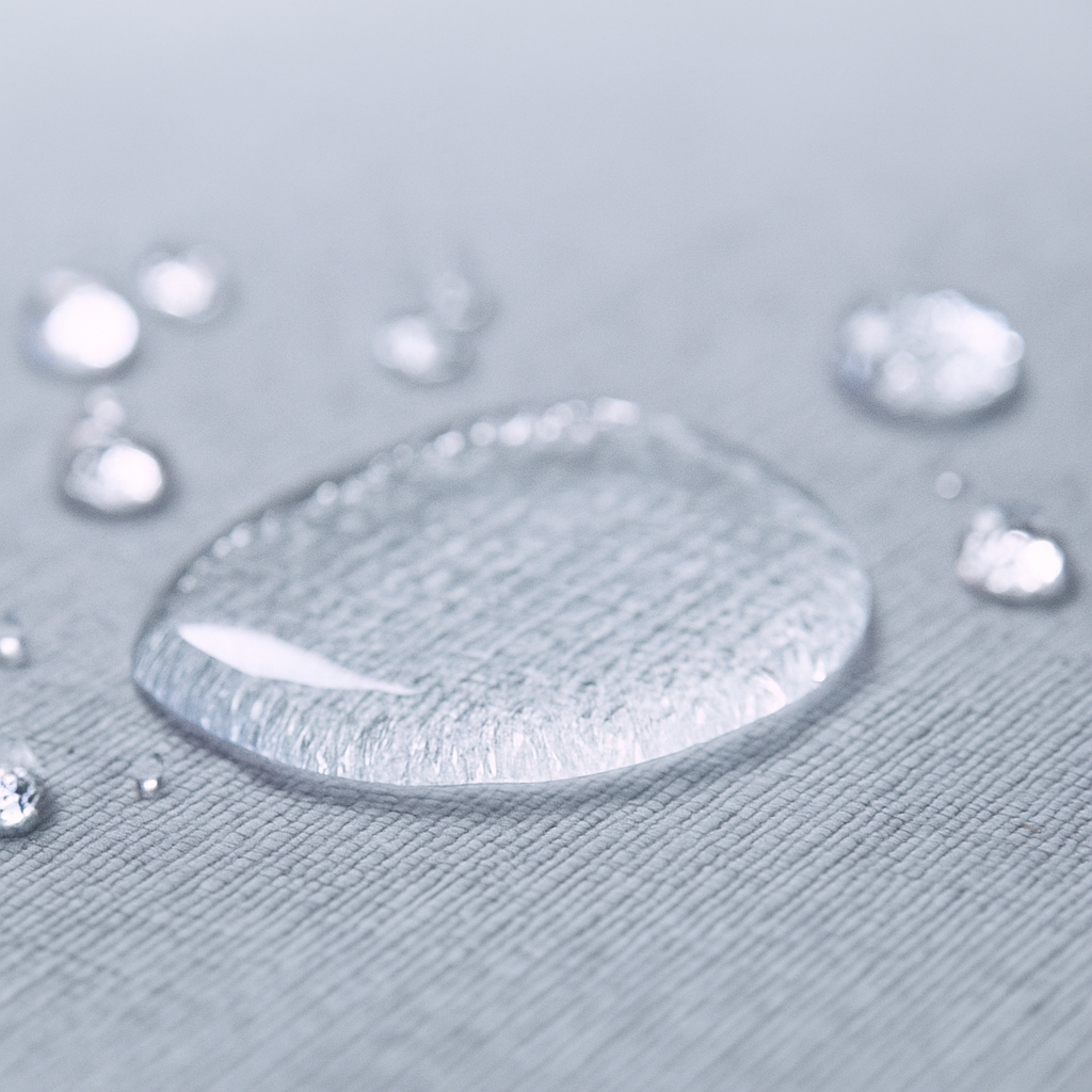 Tkanina – łatwa w pielęgnacji i czyszczeniu Tkanina z kroplą wody – łatwa w pielęgnacji i czyszczeniu