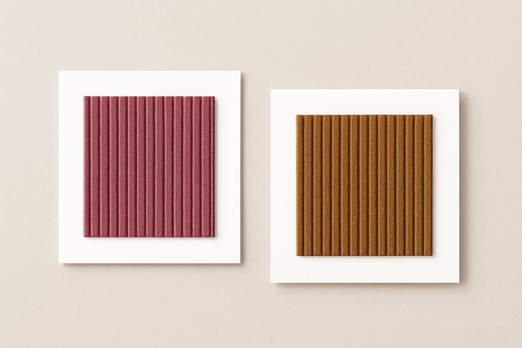 Próbki kolorów tkanin Ambience – wybierz kolor dla łóżka Luna Soft Próbki kolorów tkanin Ambience – zestaw materiałów dla łóżka tapicerowanego Luna Soft