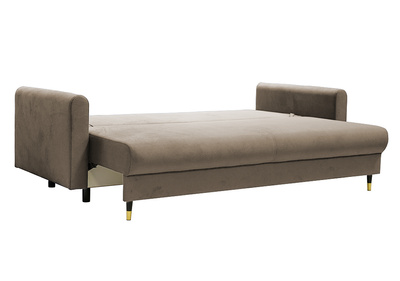 Sofa Ontario | Sofa rozkładana | Kanapa | Beż | Welur