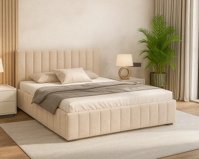 Łóżko tapicerowane z pojemnikiem KRIS ALTO - różne rozmiary