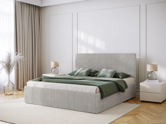 Łóżko tapicerowane z pojemnikiem LUNA SOFT – różne rozmiary