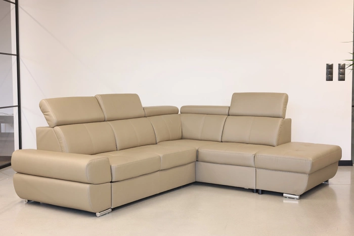 Narożnik Malta rozkładany z funkcją spania i pojemnikiem na pościel