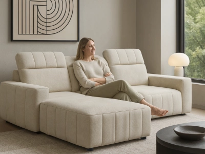 Narożnik Toro Compact - rozkładany z funkcją spania i pojemnikiem