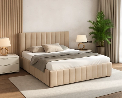 Łóżko tapicerowane z pojemnikiem KRIS ALTO - różne rozmiary