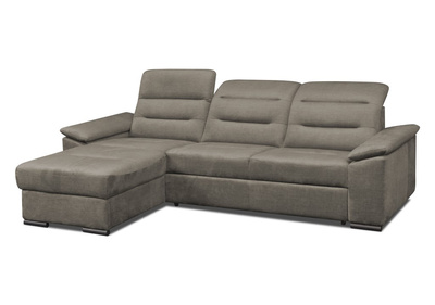 Narożnik EXCELLENT | Pod wymiar | Szary | Welur