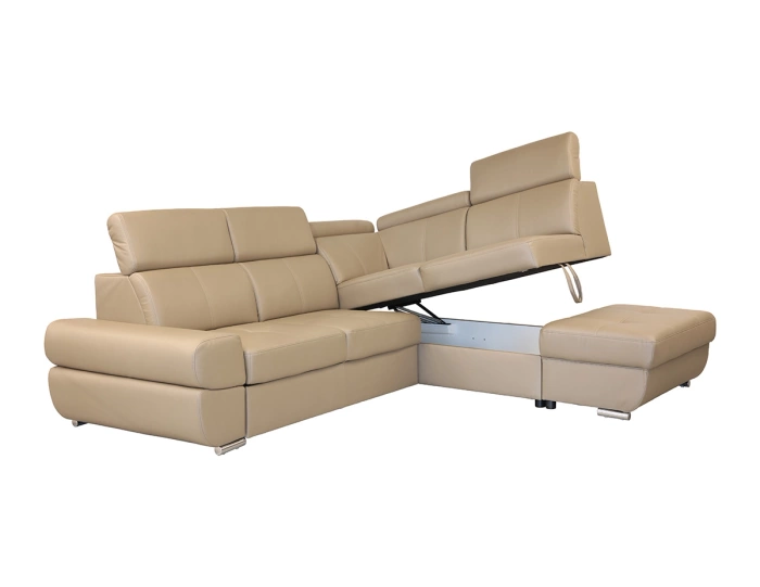 Narożnik Malta rozkładany z funkcją spania i pojemnikiem na pościel