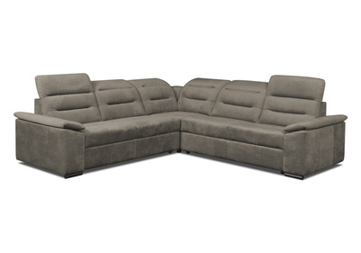 Narożnik EXCELLENT | Pod wymiar | Szary | Welur