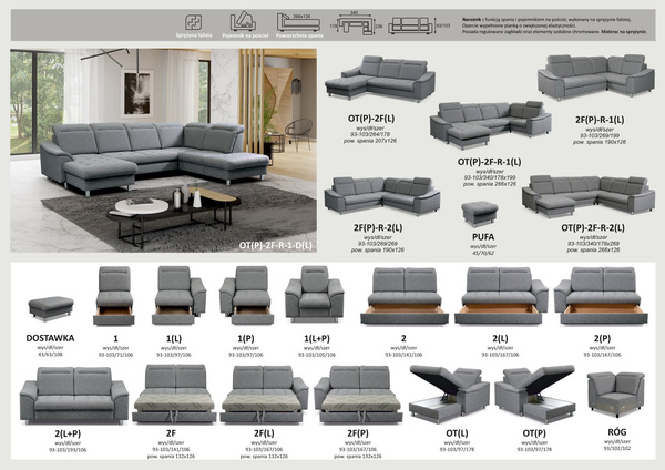 Narożnik ODESSA II konfigurator