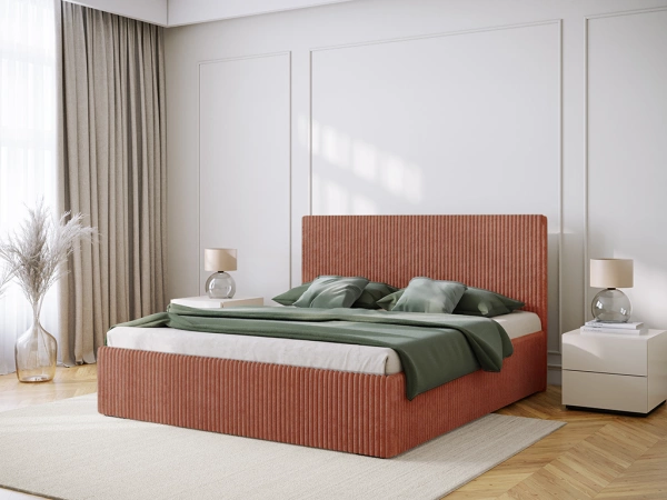 Łóżko tapicerowane z pojemnikiem LUNA SOFT – różne rozmiary