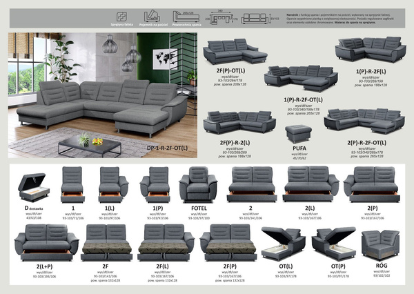 Narożnik ODESSA konfigurator