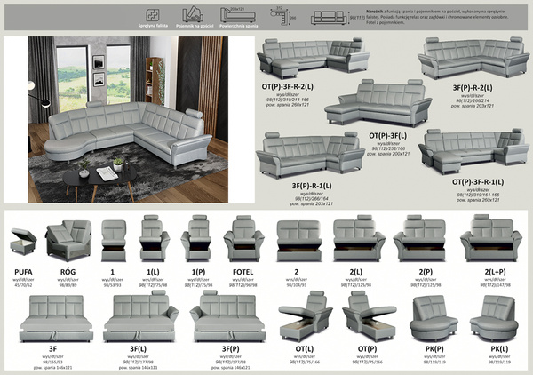 Narożnik ORTON konfigurator